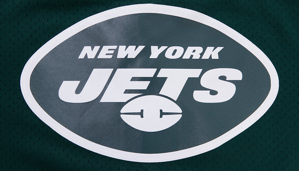 NFL NEW YORK JETS AHMAD "SAUCE" GARDNER #1 MEN'S MESH BUTTON DOWN SHIR (FOREST GREEN) - Image 8