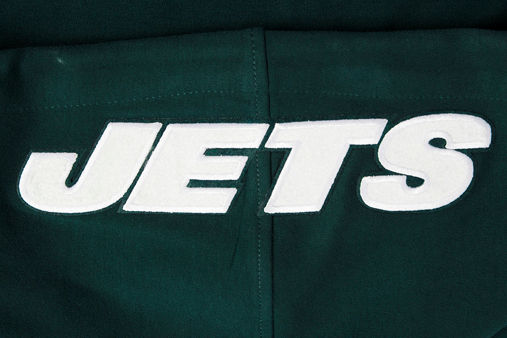 NFL NEW YORK JETS SAUCE GARDNER #1 CLASSIC MEN'S DOUBLE KNIT SHORT SLEEVE PULLOVER HOODIE (FOREST GREEN) - Image 8