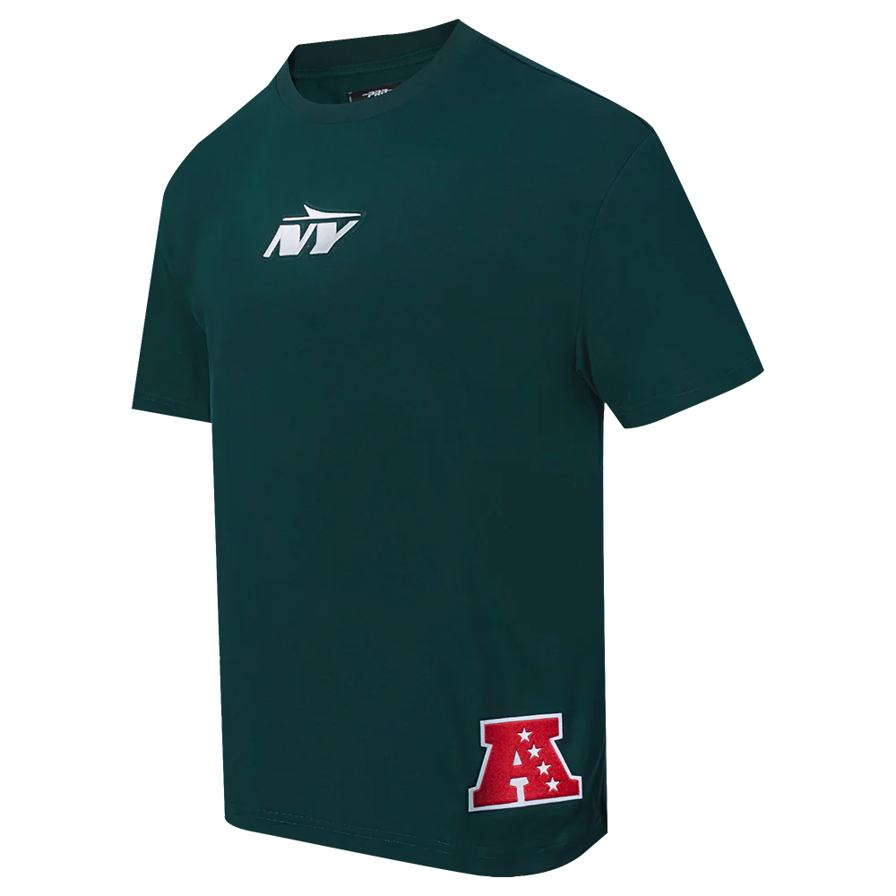 NFL NEW YORK JETS WINGSPAN MEN'S CJ DROP SHOULDER TEE (FOREST GREEN) - Image 4