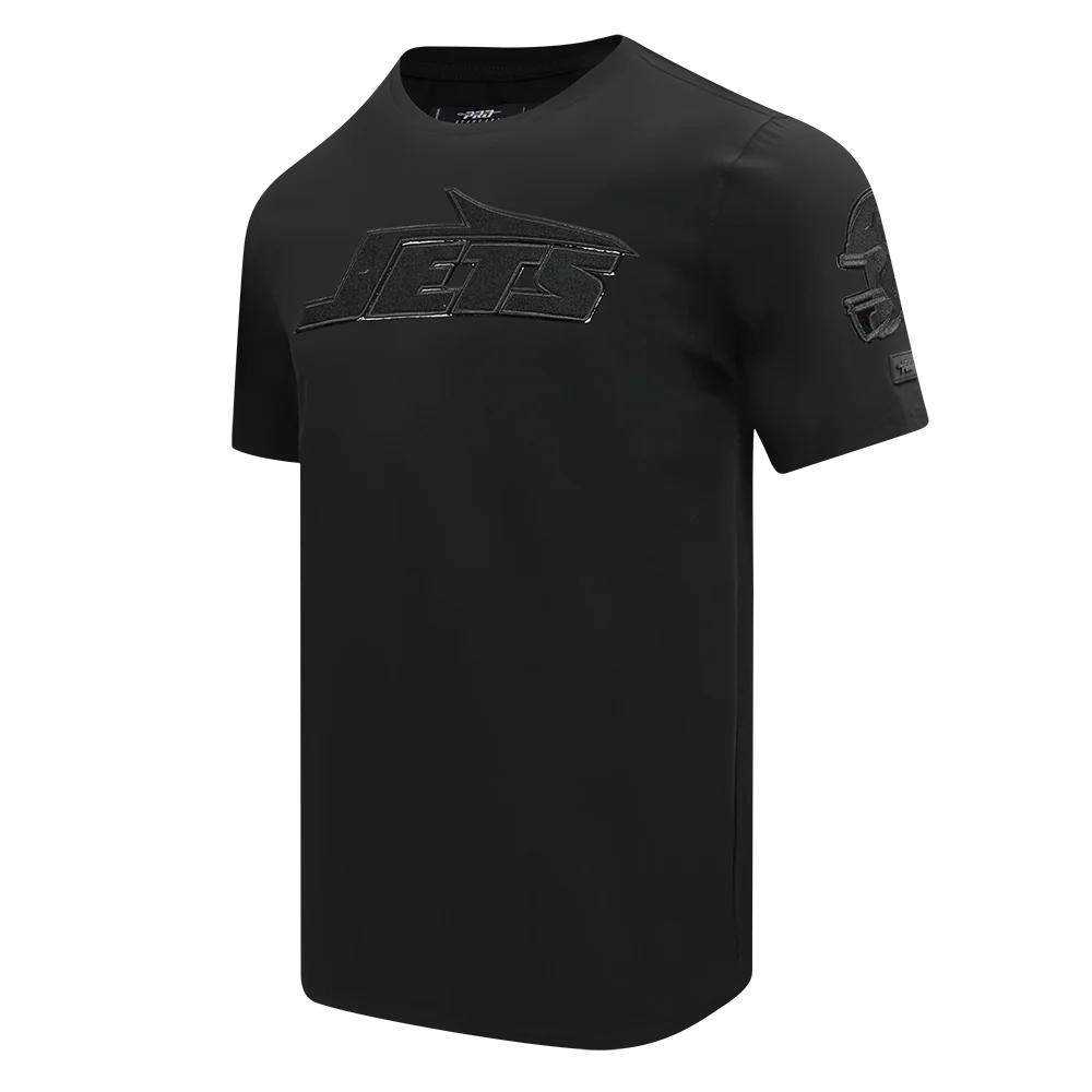 NFL NEW YORK JETS TRIPLE BLACK MEN'S SJ TEE (BLACK) - Image 2