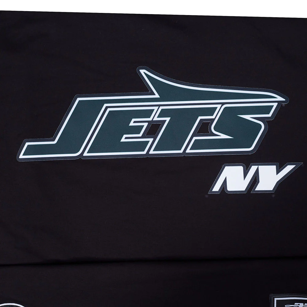 NFL NEW YORK JETS CLASSIC MESH MEN'S SJ STRIPED TEE (BLACK) - Image 14