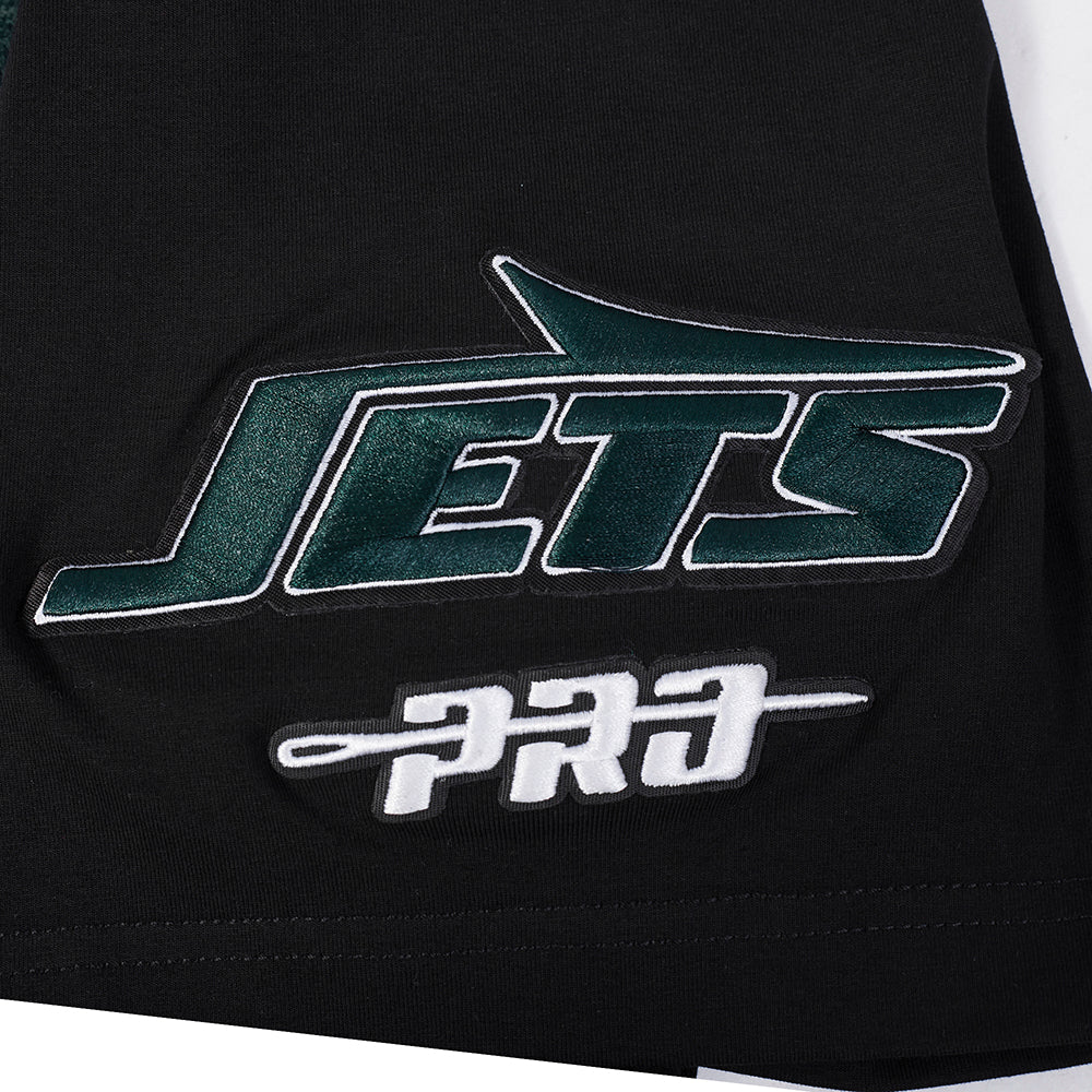 NFL NEW YORK JETS MASH UP MEN'S SJ TEE (BLACK) - Image 5