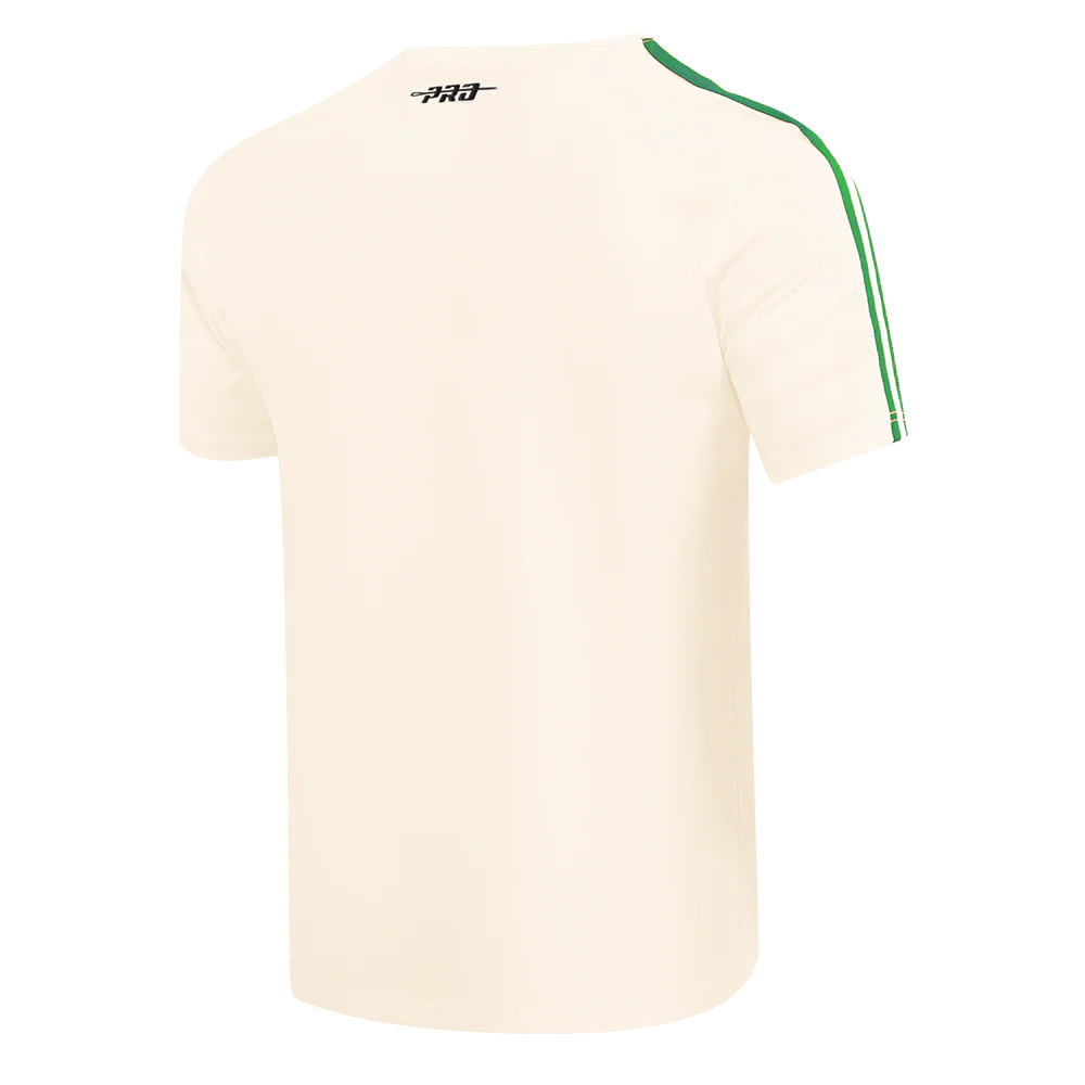 NFL NEW YORK JETS RETRO CLASSIC MEN'S STRIPED TEE (EGGSHELL/ KELLY GREEN) - Image 4