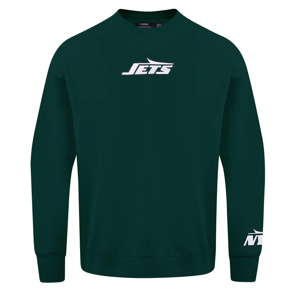 NFL NEW YORK JETS WINGSPAN MEN'S DROP SHOULDER LS TEE (FOREST GREEN) - Image 3