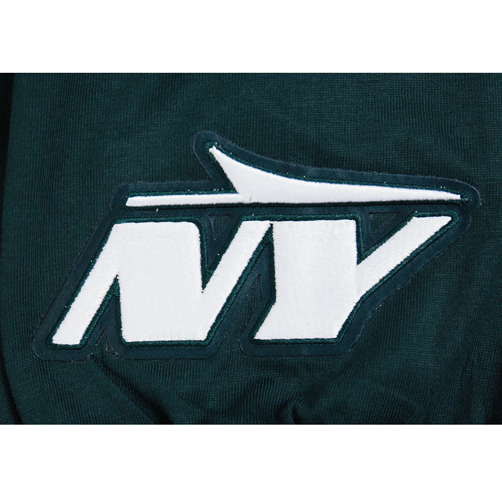NFL NEW YORK JETS WINGSPAN MEN'S DROP SHOULDER LS TEE (FOREST GREEN) - Image 9