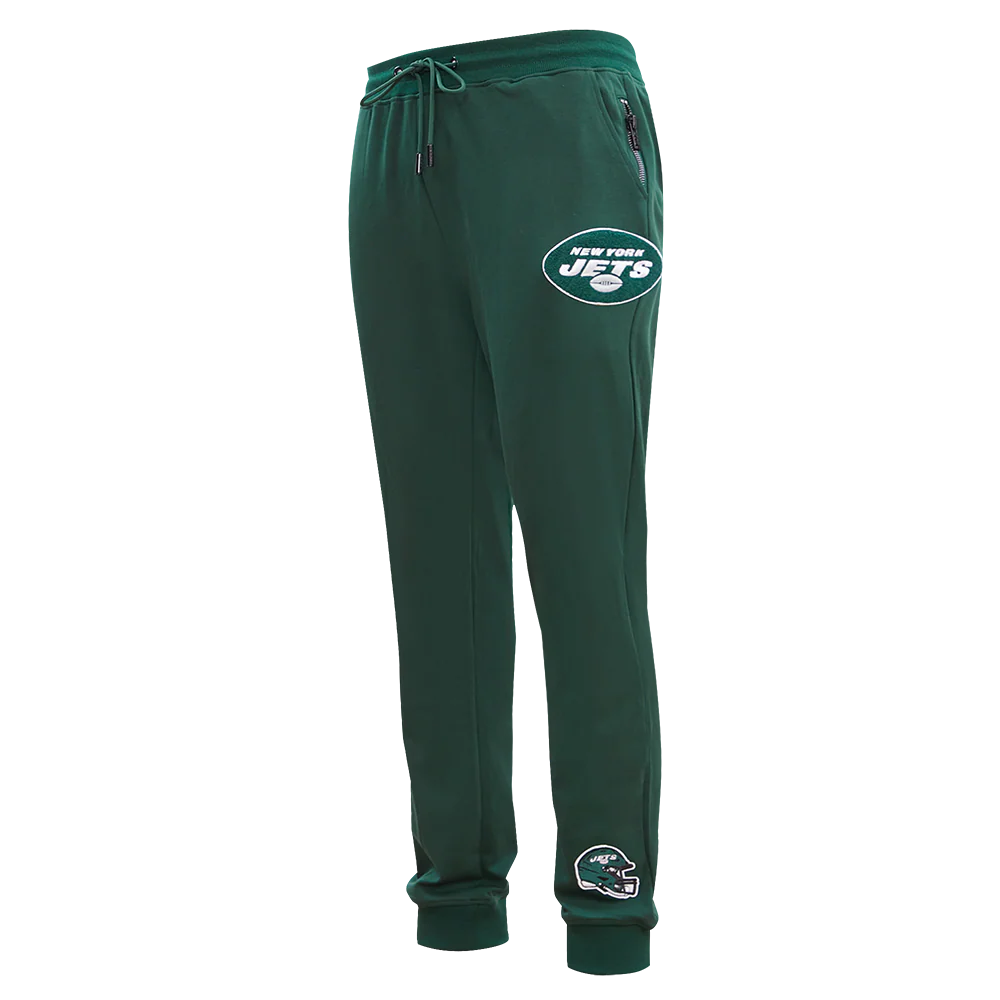 NFL NEW YORK JETS CLASSIC CHENILLE MEN'S DK JOGGER (FOREST GREEN) - Image 2