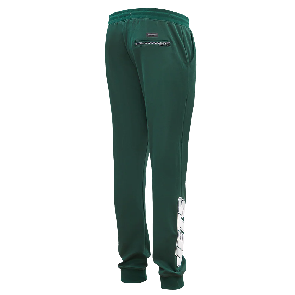 NFL NEW YORK JETS CLASSIC CHENILLE MEN'S DK JOGGER (FOREST GREEN) - Image 3