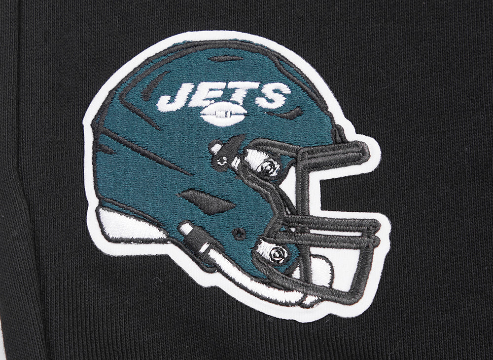 NFL NEW YORK JETS MASHUP MEN'S RIB SWEATPANT (BLACK) - Image 5