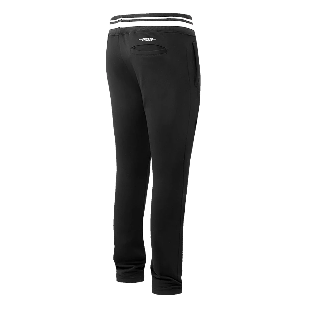 NFL NEW YORK JETS MASH UP MEN'S RIB FLC SWEATPANT (BLACK) - Image 5