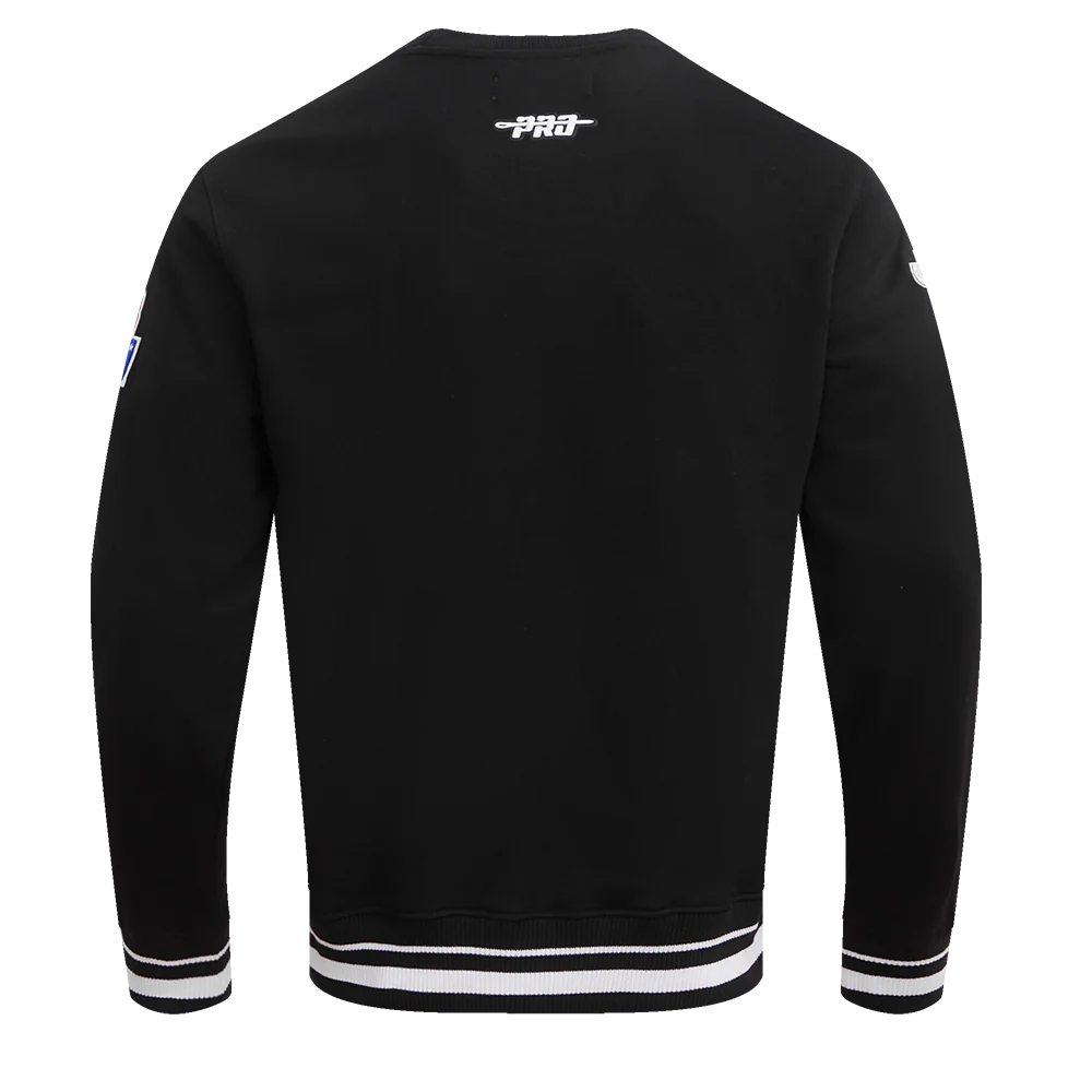 NFL NEW YORK JETS MASHUP MEN'S RIB CREWNECK (BLACK) - Image 3