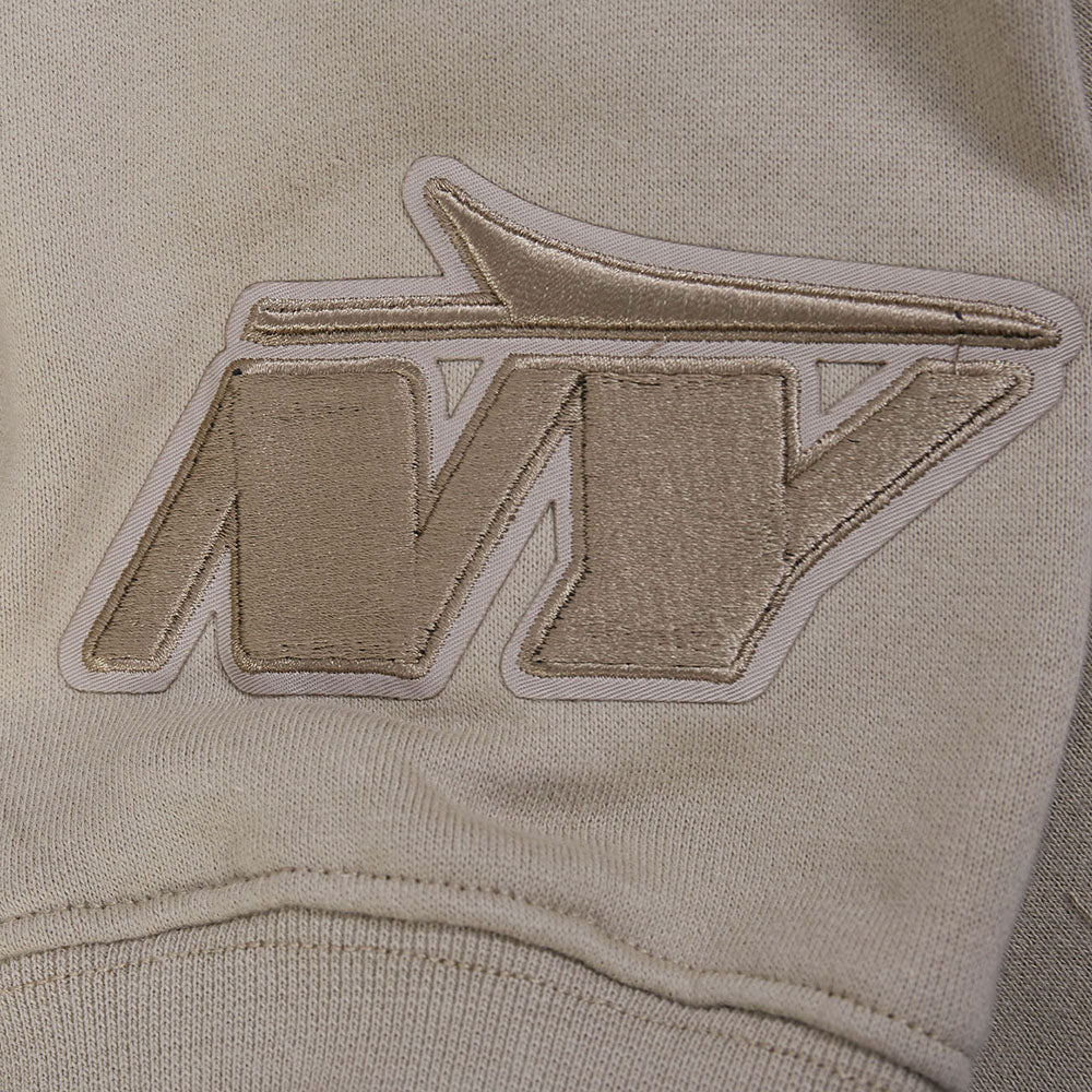 NFL NEW YORK JETS WINGSPAN MEN'S DROP SHOULDER FLC PO HOODIE (TAUPE) - Image 11