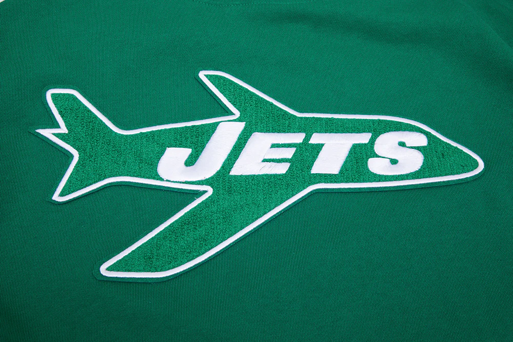NFL NEW YORK JETS RETRO CLASSIC MEN'S PULLOVER HOODIE (KELLY GREEN) - Image 5