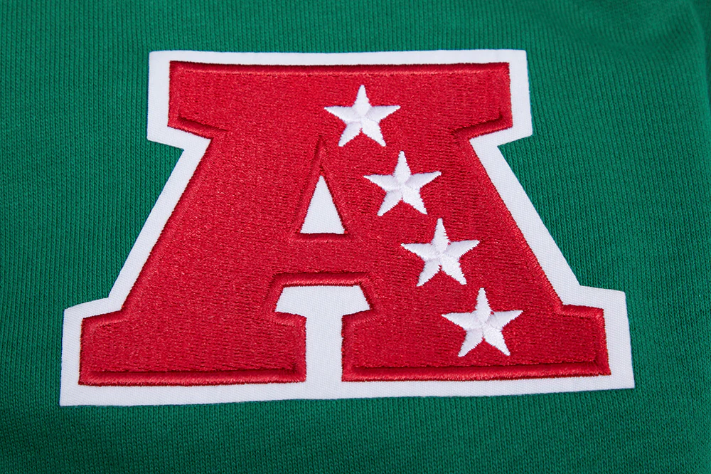 NFL NEW YORK JETS RETRO CLASSIC MEN'S PULLOVER HOODIE (KELLY GREEN) - Image 7