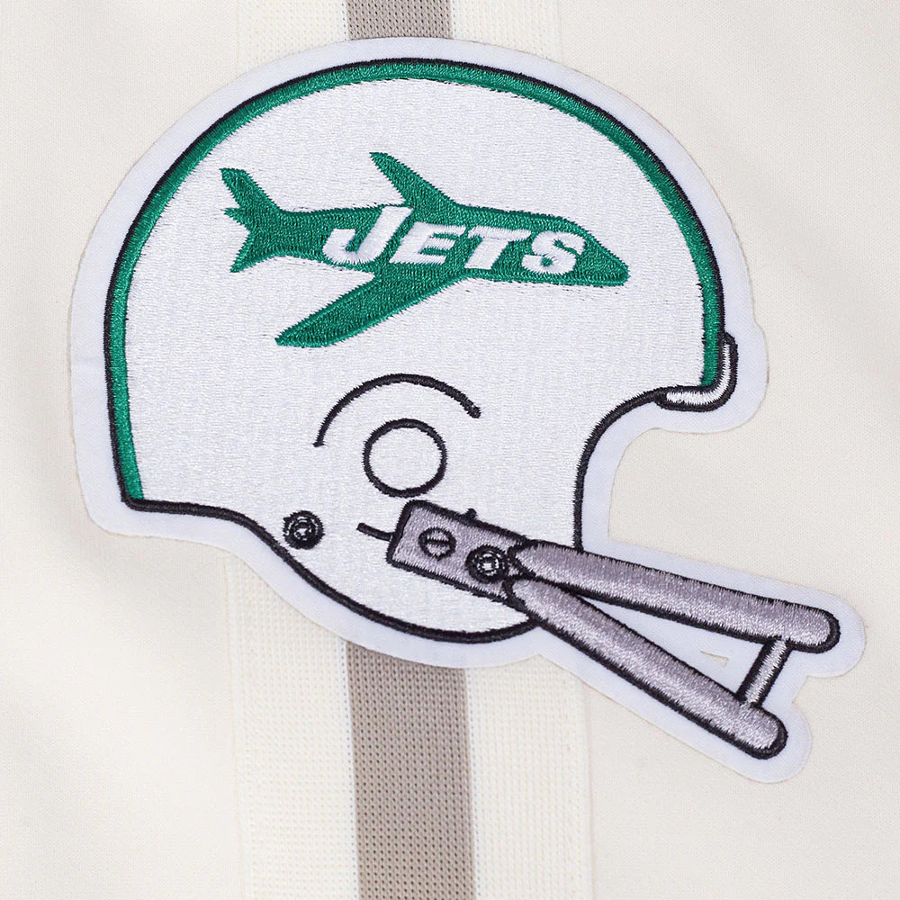NFL NEW YORK JETS PRO GAME DAY MEN'S RETRO JACKET (EGGSHELL/TAUPE/EGGSHELL) - Image 7