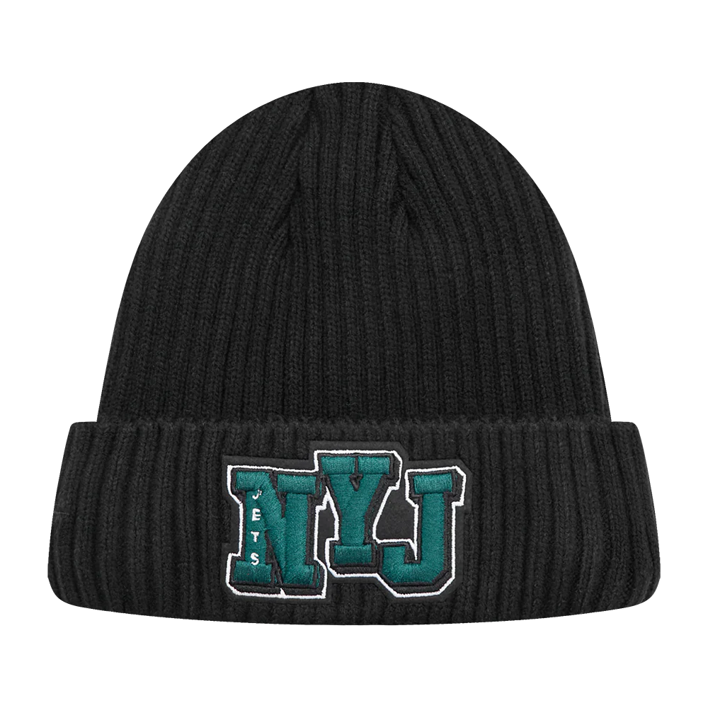 NFL NEW YORK JETS MASH UP BEANIE (BLACK) - Image 2