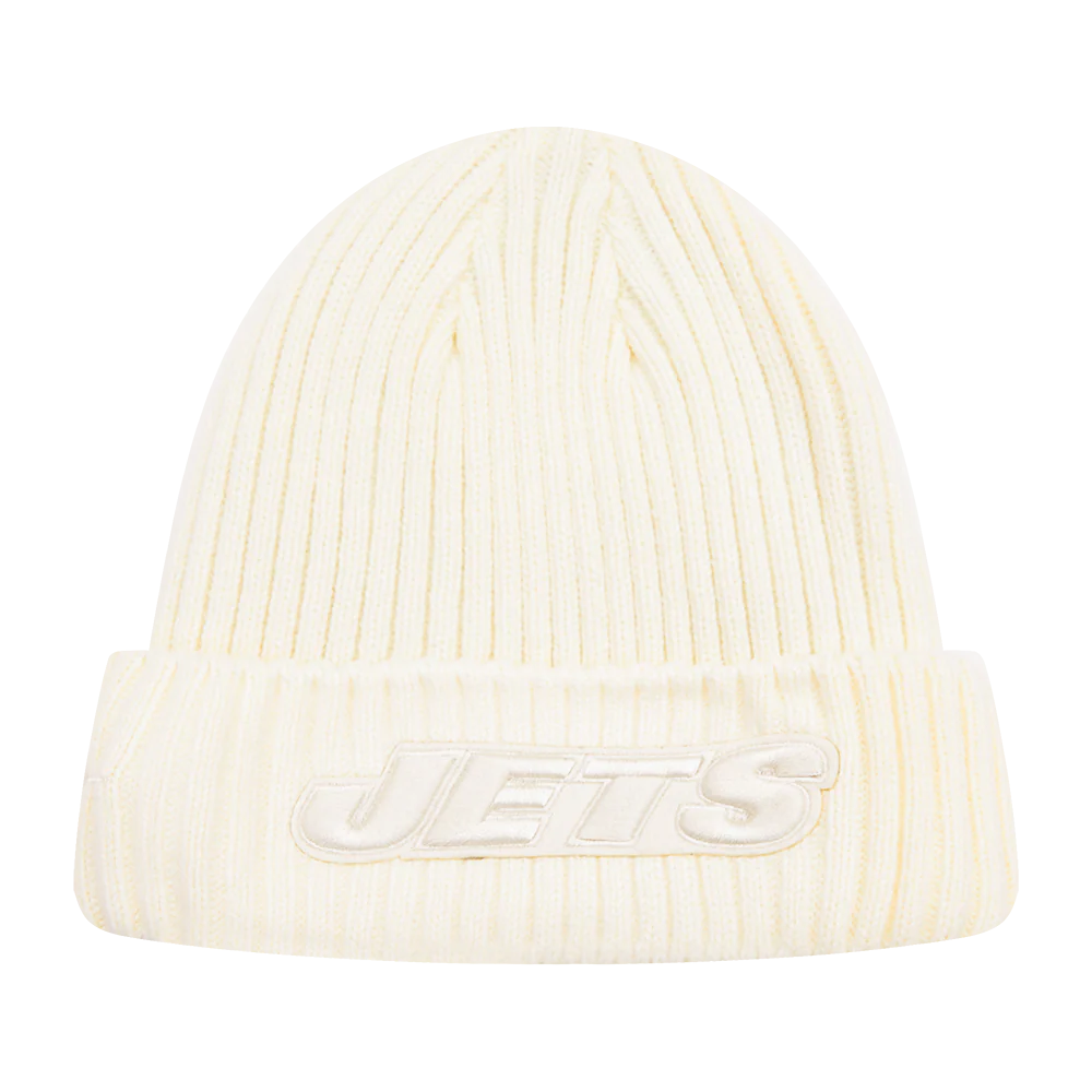 NFL NEW YORK JETS NEUTRAL BEANIE (EGGSHELL) - Image 2