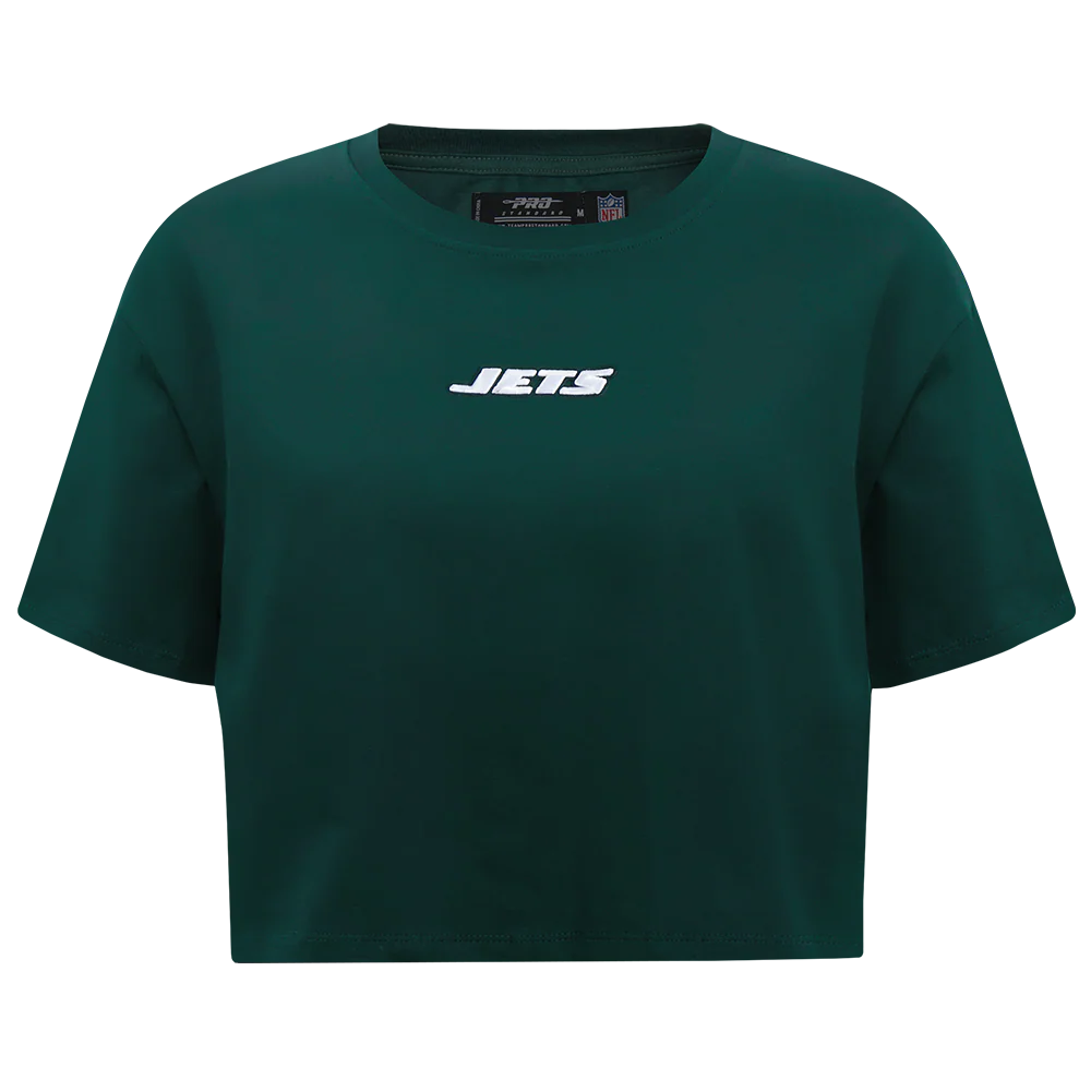 NFL NEW YORK JETS WINGSPAN WOMEN'S SJ BOXY TEE (FOREST GREEN) - Image 3