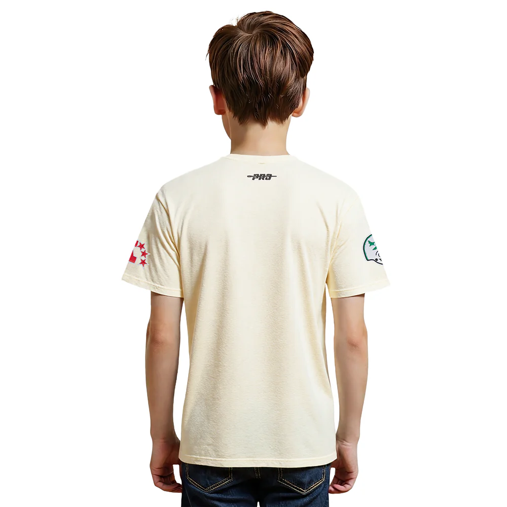 NFL NEW YORK JETS RETRO CLASSIC BIG BOY'S SS TEE (EGGSHELL) - Image 2