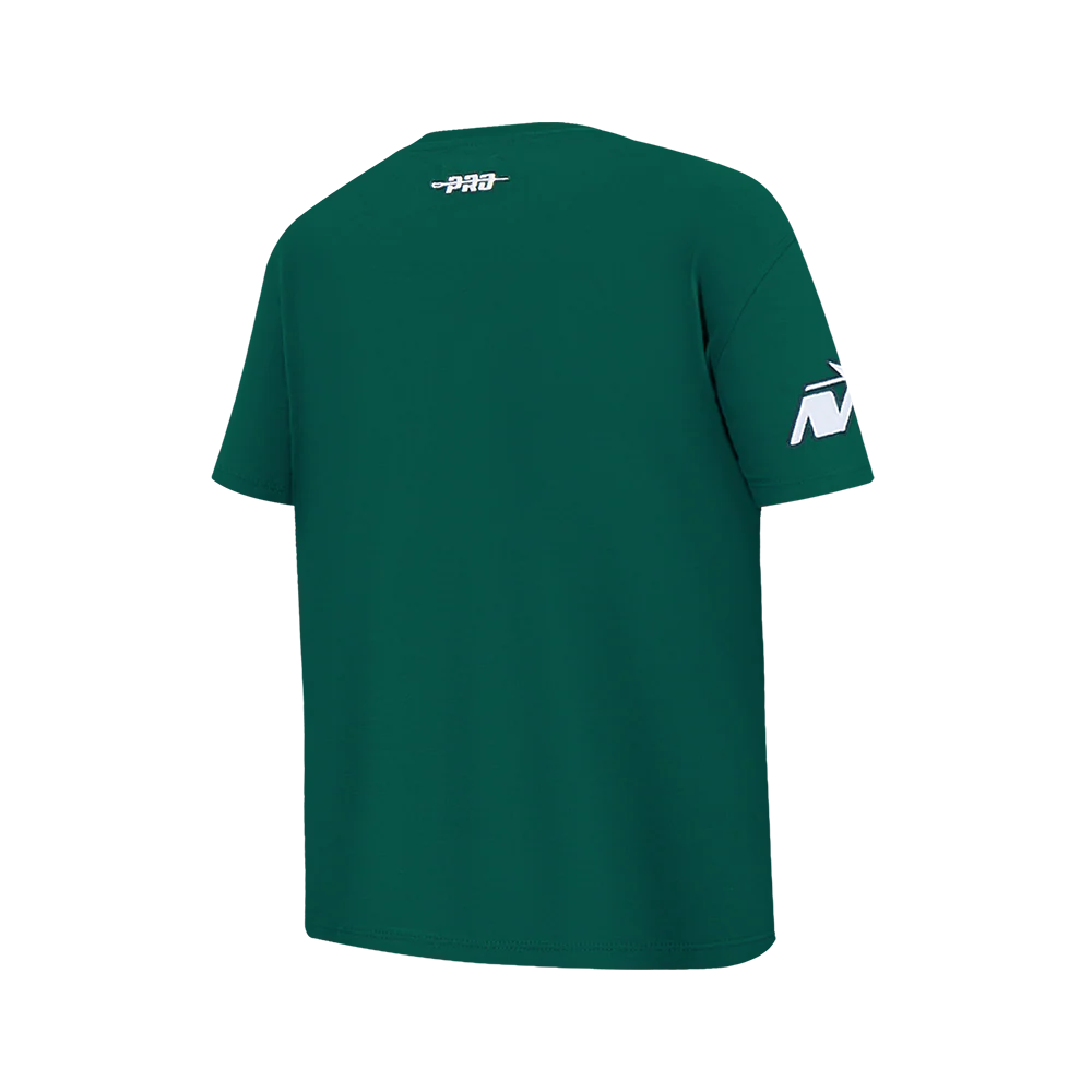 NFL NEW YORK JETS CLASSIC CHENILLE BIG BOY'S SS TEE (FOREST GREEN) - Image 4