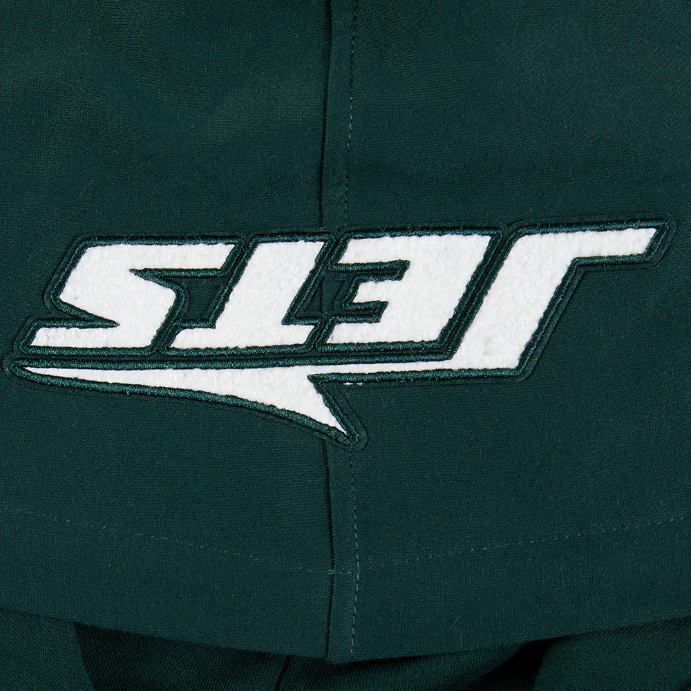 NFL NEW YORK JETS CLASSIC BIG BOYS FLEECE PULLOVER HOODIE (FOREST GREEN) - Image 3