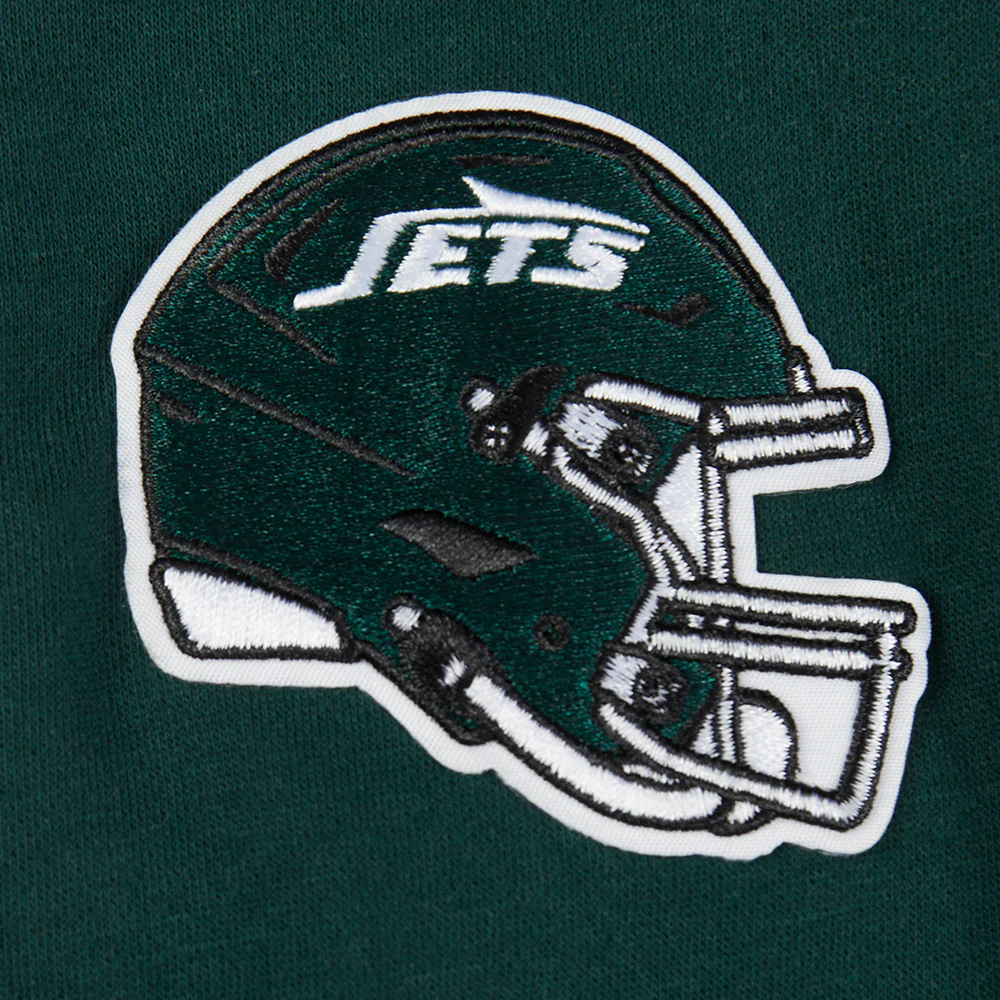 NFL NEW YORK JETS CLASSIC BIG BOYS FLEECE PULLOVER HOODIE (FOREST GREEN) - Image 4