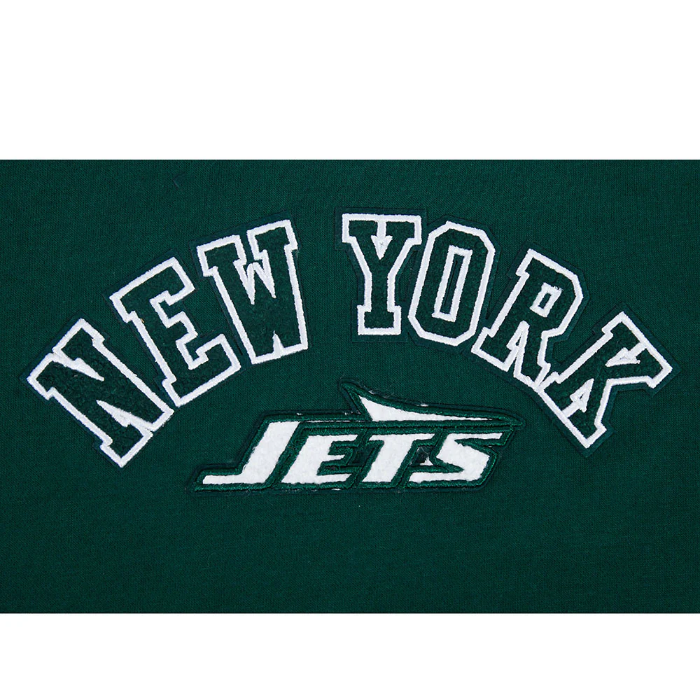 NFL NEW YORK JETS CLASSIC BIG GIRL'S FLC CREWNECK (FOREST GREEN) - Image 5