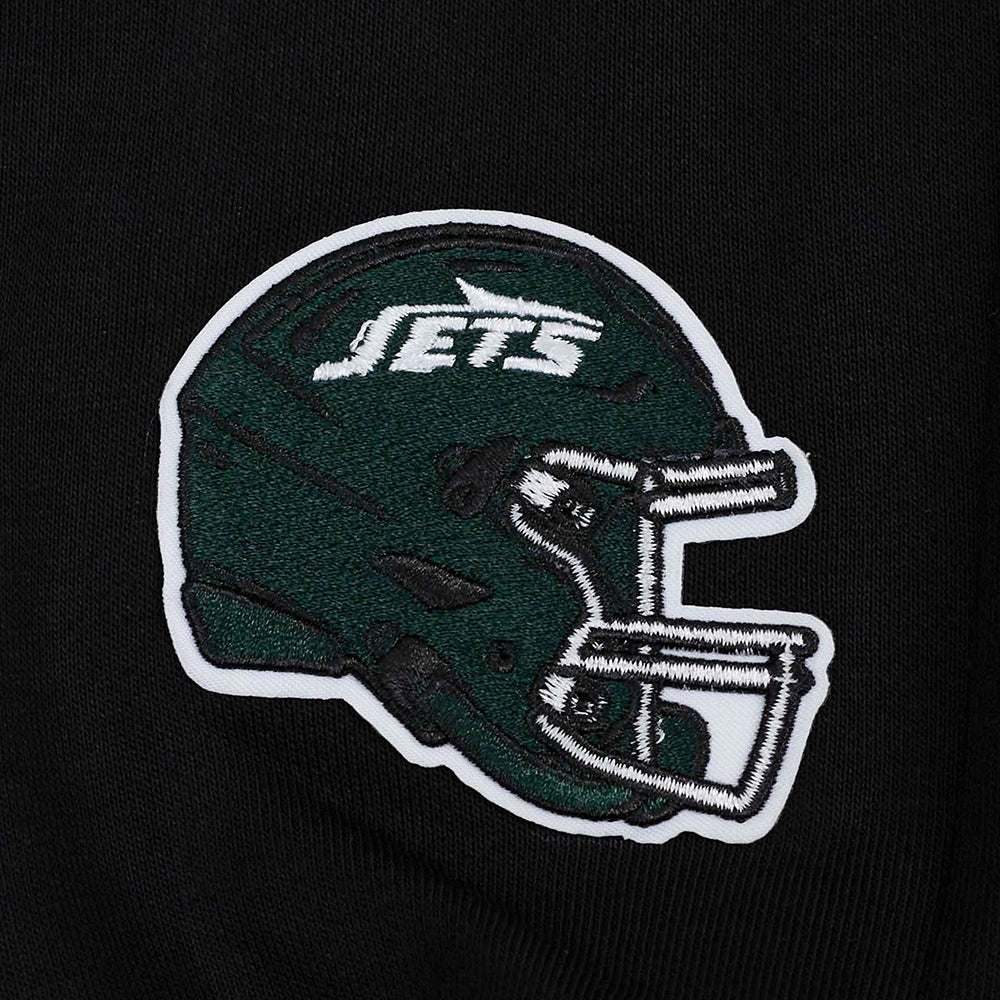 NFL NEW YORK JETS CLASSIC WOMEN'S FLEECE PULLOVER HOODIE (BLACK) - Image 6
