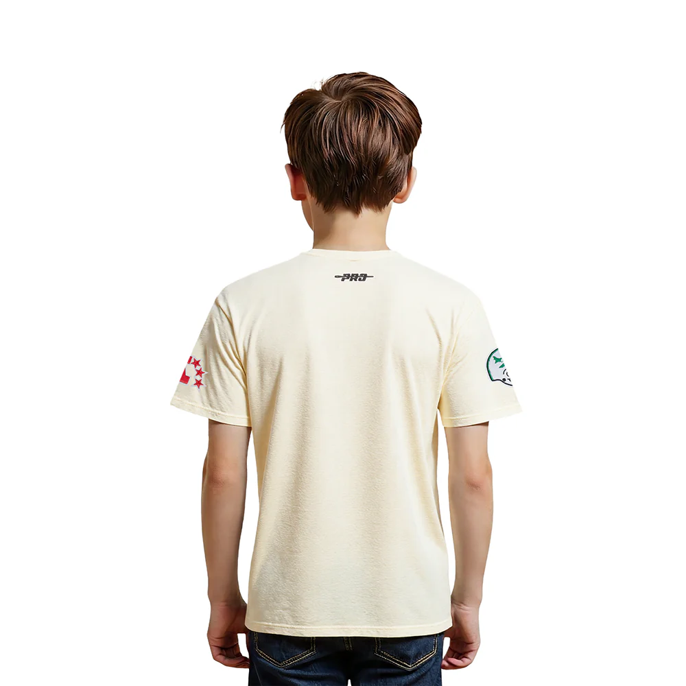 NFL NEW YORK JETS RETRO CLASSIC LITTLE BOY'S SS TEE (EGGSHELL) - Image 2