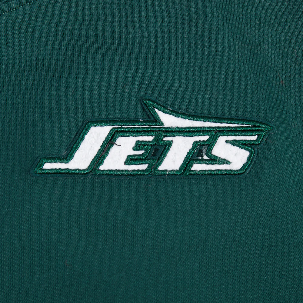NFL NEW YORK JETS CLASSIC LITTLE GIRLS SHORT SLEEVE BOXY TEE (FOREST GREEN) - Image 7