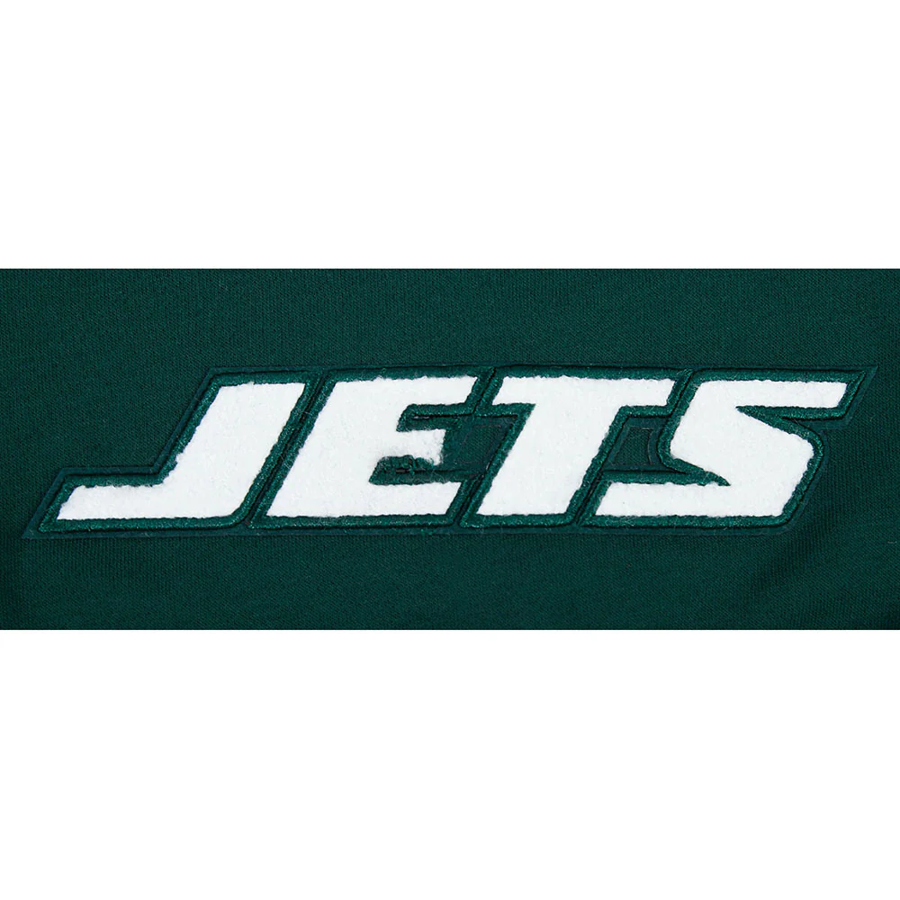NFL NEW YORK JETS CLASSIC LITTLE GIRLS  FLEECE FULL ZIP HOODIE (FOREST GREEN) - Image 6