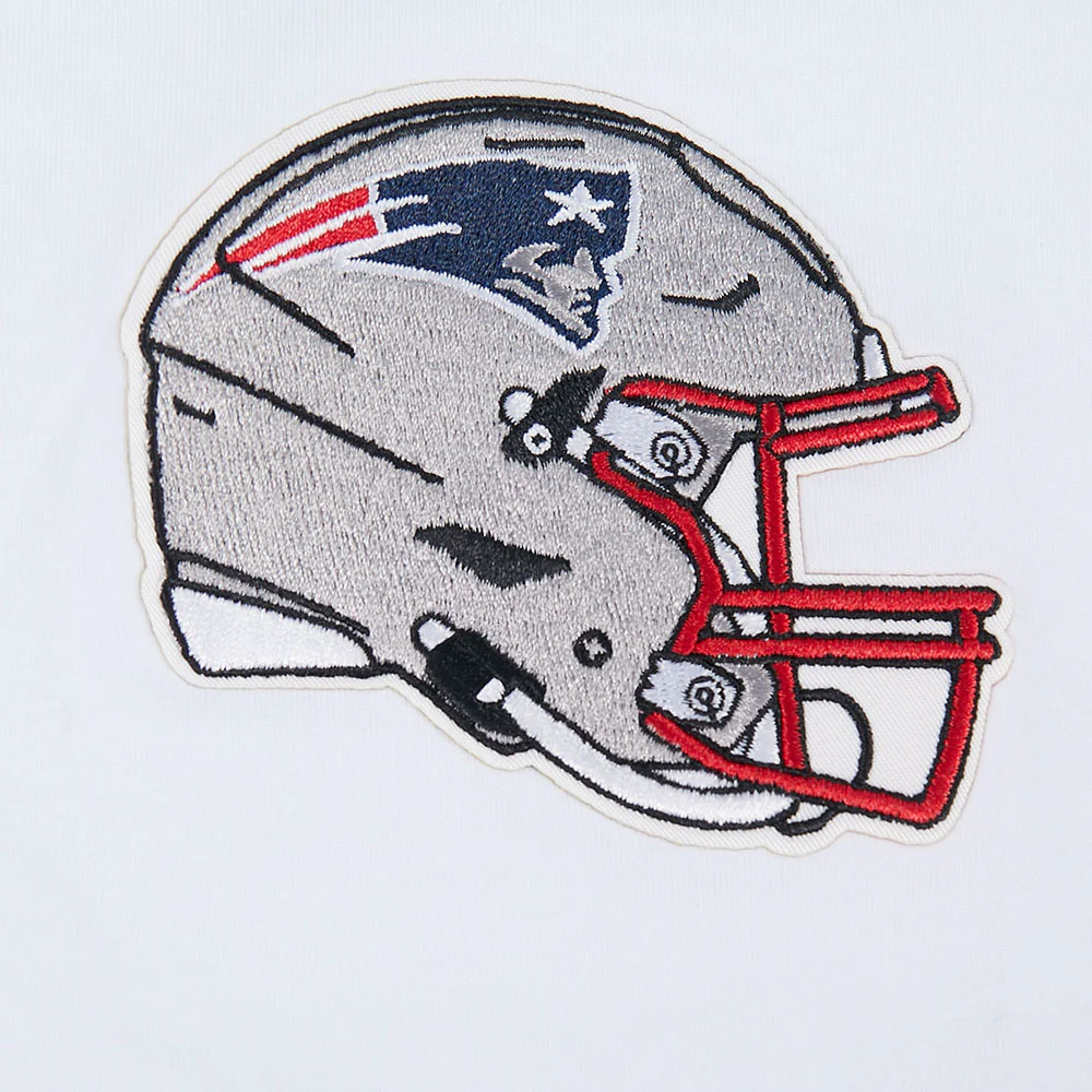 NFL NEW ENGLAND PATRIOTS CLASSIC MESH SJ STRIPED TEE (WHITE/MIDNIGHT NAVY) - Image 5
