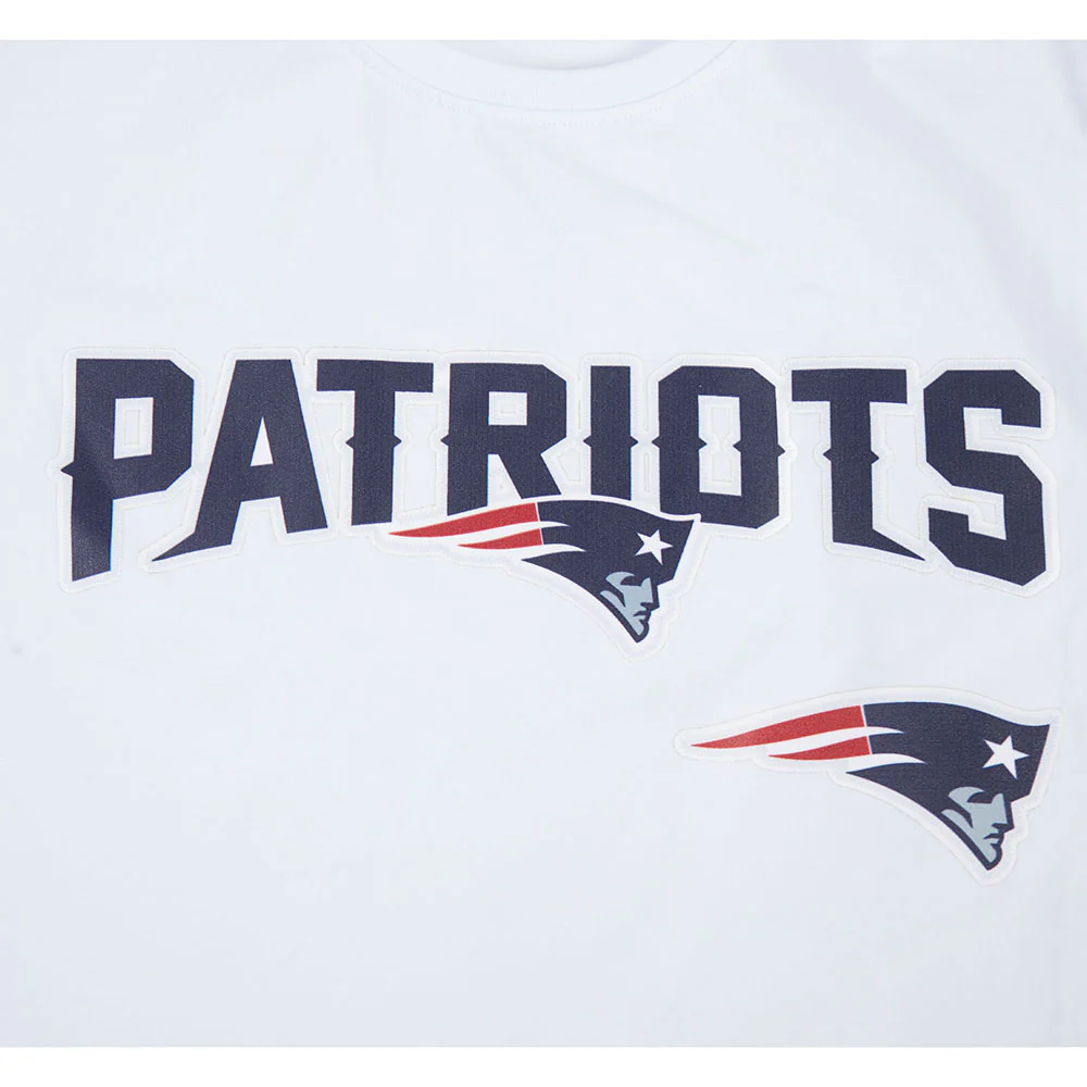 NFL NEW ENGLAND PATRIOTS CLASSIC MESH SJ STRIPED TEE (WHITE/MIDNIGHT NAVY) - Image 6