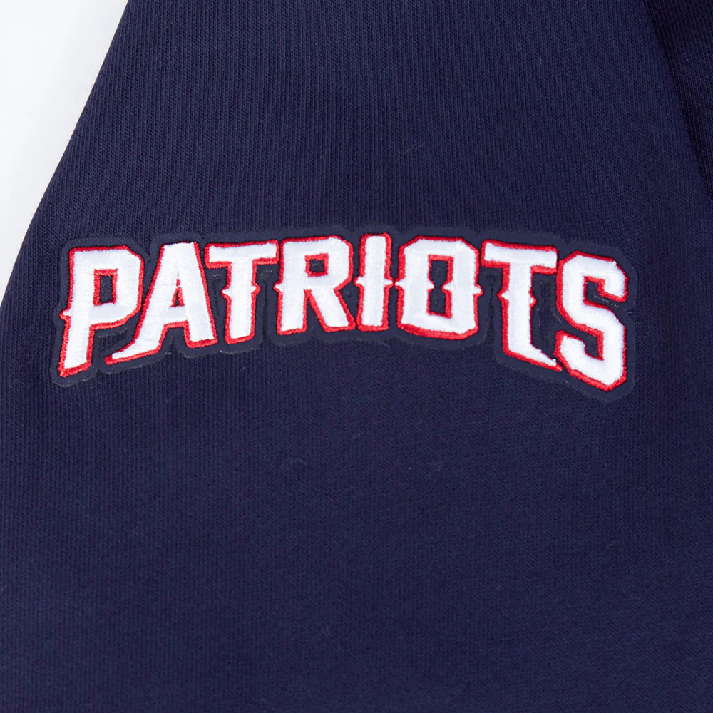 NFL NEW ENGLAND PATRIOTS SCRIPT TAIL MEN'S RIB FLC PO HOODIE (MIDNIGHT NAVY/RED/MIDNIGHT NAVY) - Image 12