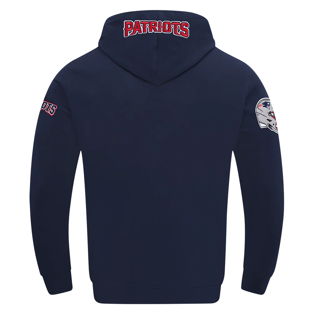 NFL NEW ENGLAND PATRIOTS OLD ENGLISH MEN'S PO HOODIE (MIDNIGHT NAVY) - Image 3
