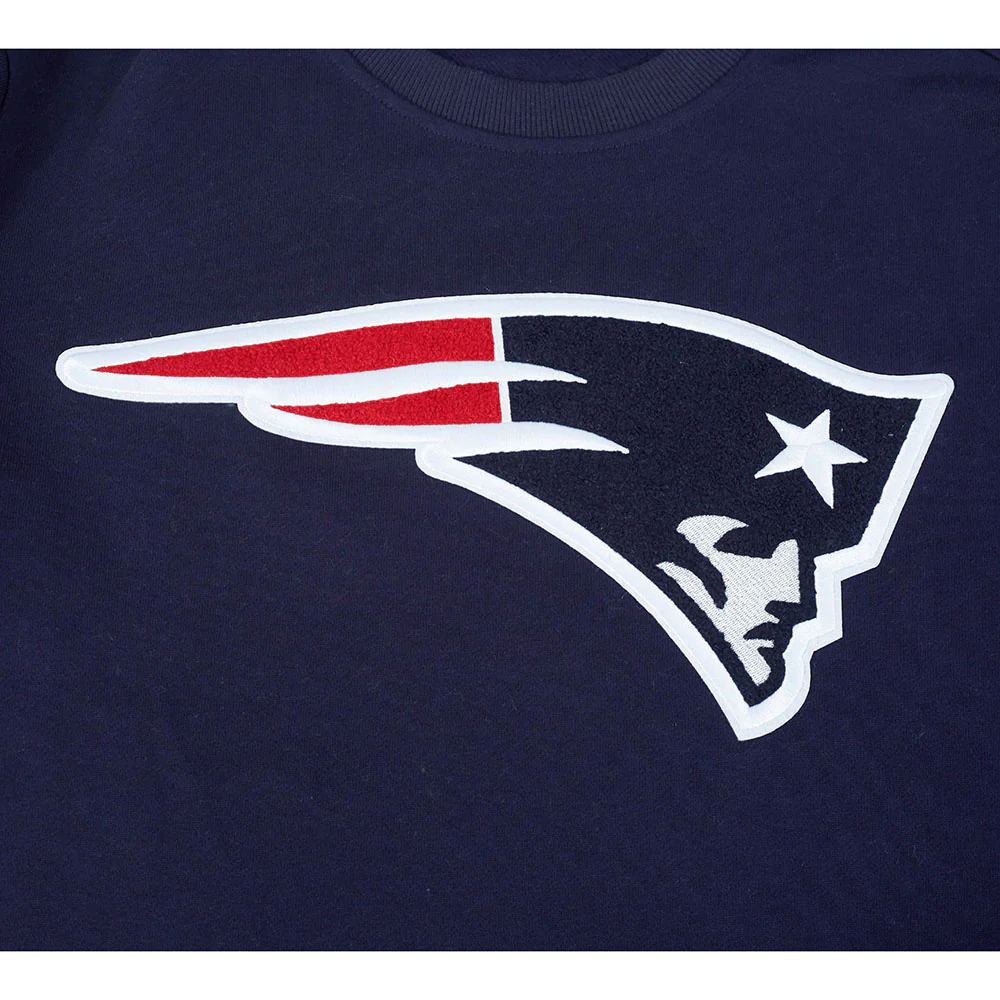 NFL NEW ENGLAND PATRIOTS MASHUP MEN'S RIB CREWNECK (MIDNIGHT NAVY/RED/MIDNIGHT NAVY) - Image 12