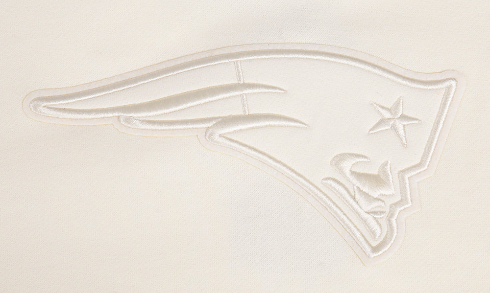 NFL NEW ENGLAND PATRIOTS NEUTRAL MEN'S DROP SHOULDER FLEECE CREWNECK (EGGSHELL) - Image 5