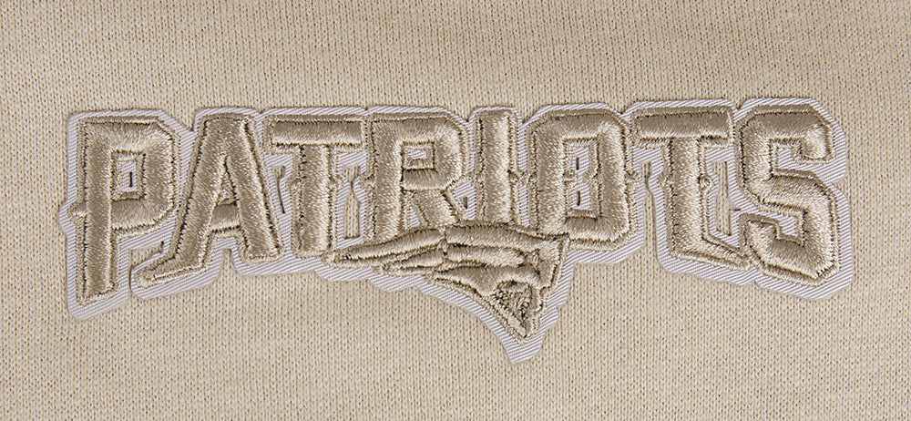 NFL NEW ENGLAND PATRIOTS NEUTRAL MEN'S DROP SHOULDER FLC CREWNECK (TAUPE) - Image 7