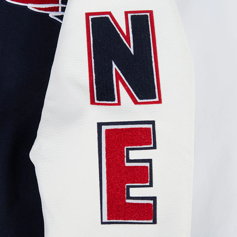 NFL NEW ENGLAND PATRIOTS SCRIPT TAIL MEN'S RIB WOOL VARSITY (MIDNIGHT NAVY/RED/MIDNIGHT NAVY) - Image 6