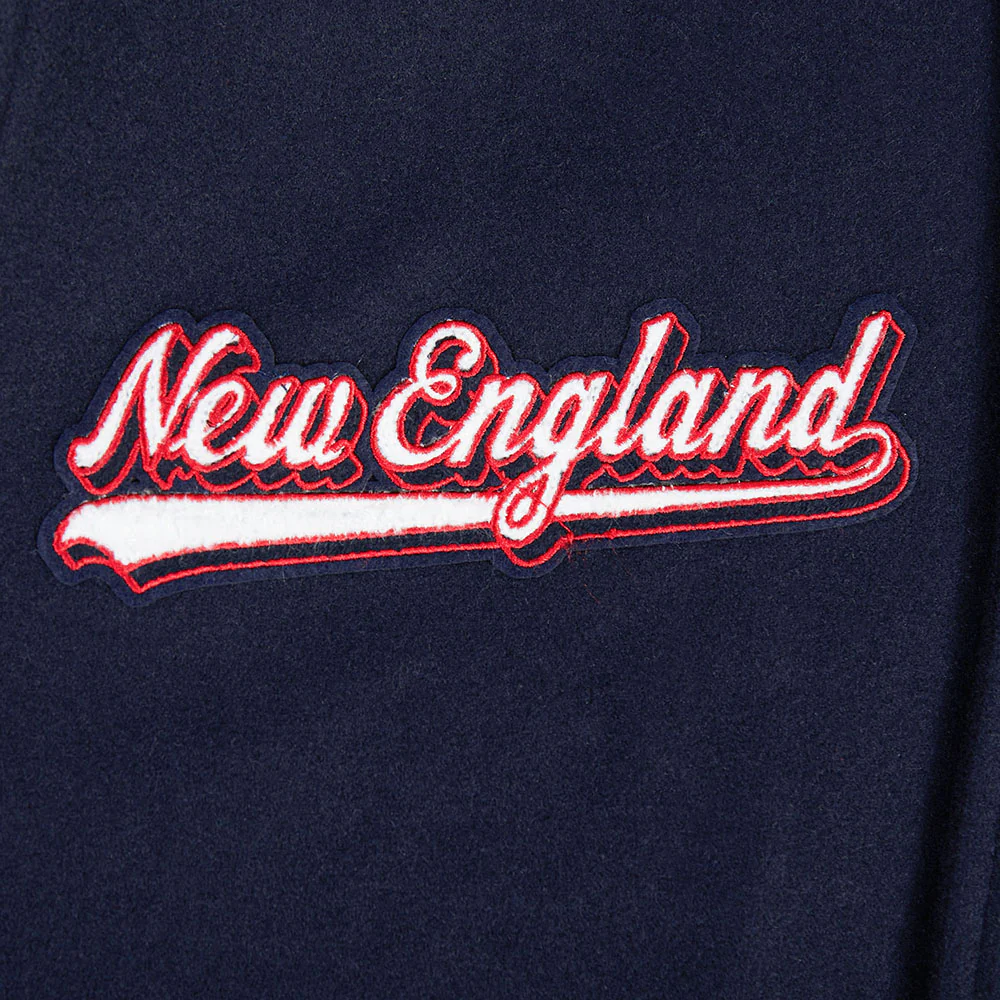 NFL NEW ENGLAND PATRIOTS SCRIPT TAIL MEN'S RIB WOOL VARSITY (MIDNIGHT NAVY/RED/MIDNIGHT NAVY) - Image 7