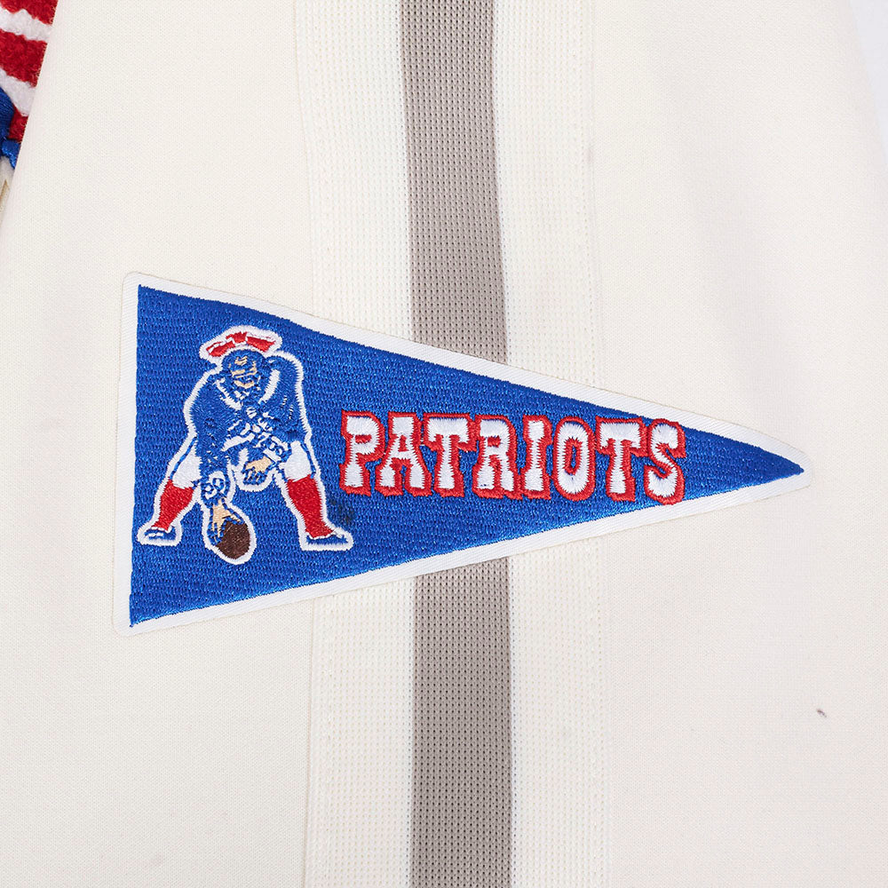 NFL NEW ENGLAND PATRIOTS PRO GAME DAY RETRO JACKET (EGGSHELL/TAUPE/EGGSHELL) - Image 20