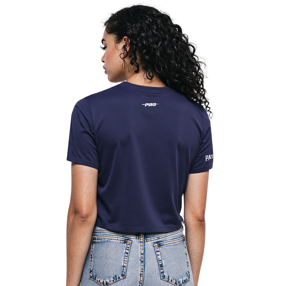NFL NEW ENGLAND PATRIOTS SCRIPT TAIL WOMEN'S SJ BOXY TEE (MIDNIGHT NAVY) - Image 10