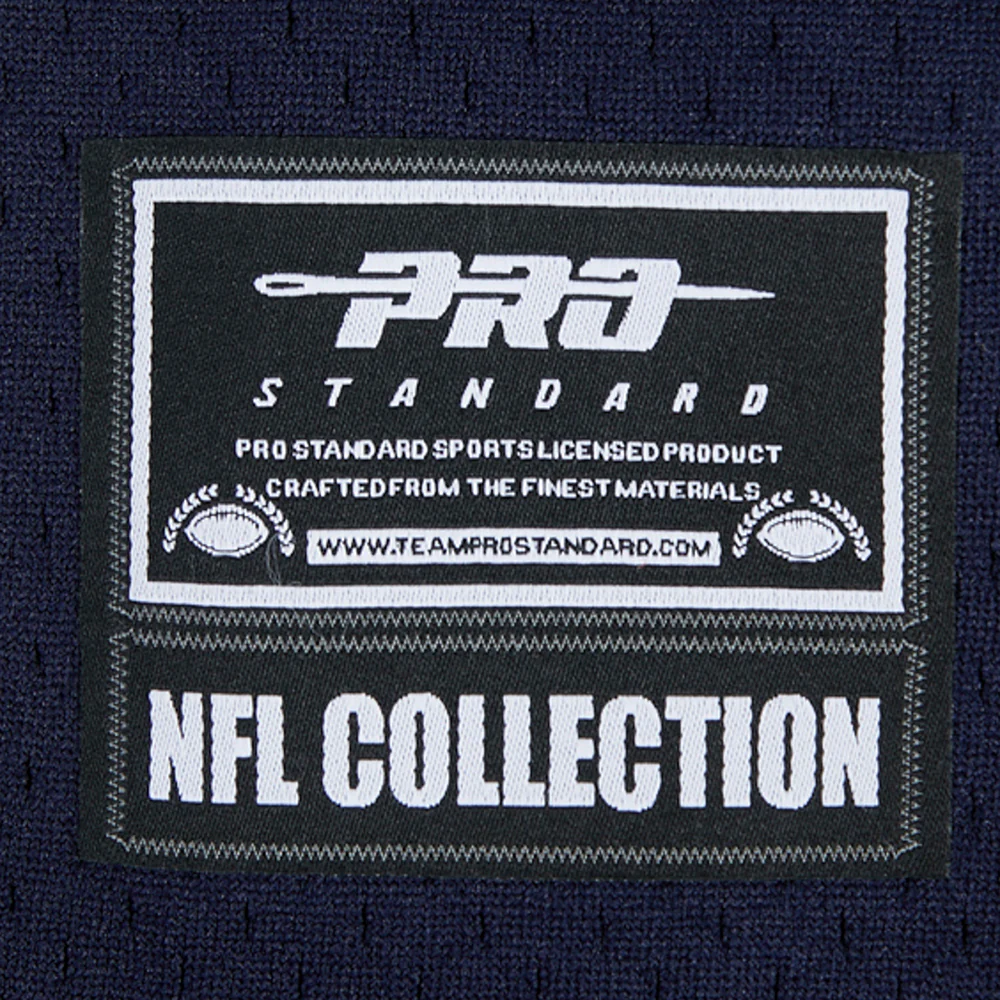 NFL NEW ENGLAND PATRIOTS CLASSIC BIG BOY'S MESH BUTTON DOWN SHIRT (MIDNIGHT NAVY/RED) - Image 9