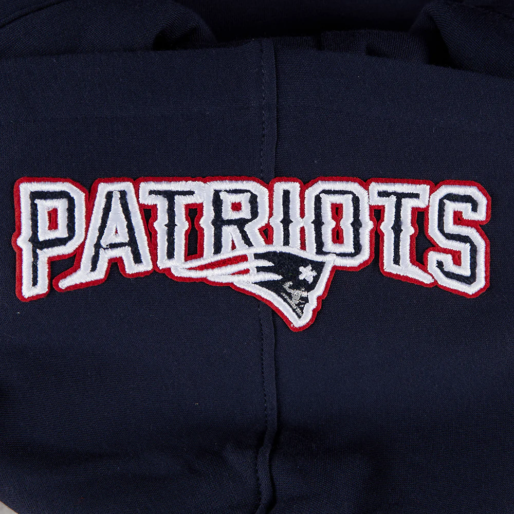 NFL NEW ENGLAND PATRIOTS CLASSIC BIG BOYS FLEECE PULLOVER HOODIE (MIDNIGHT NAVY) - Image 3