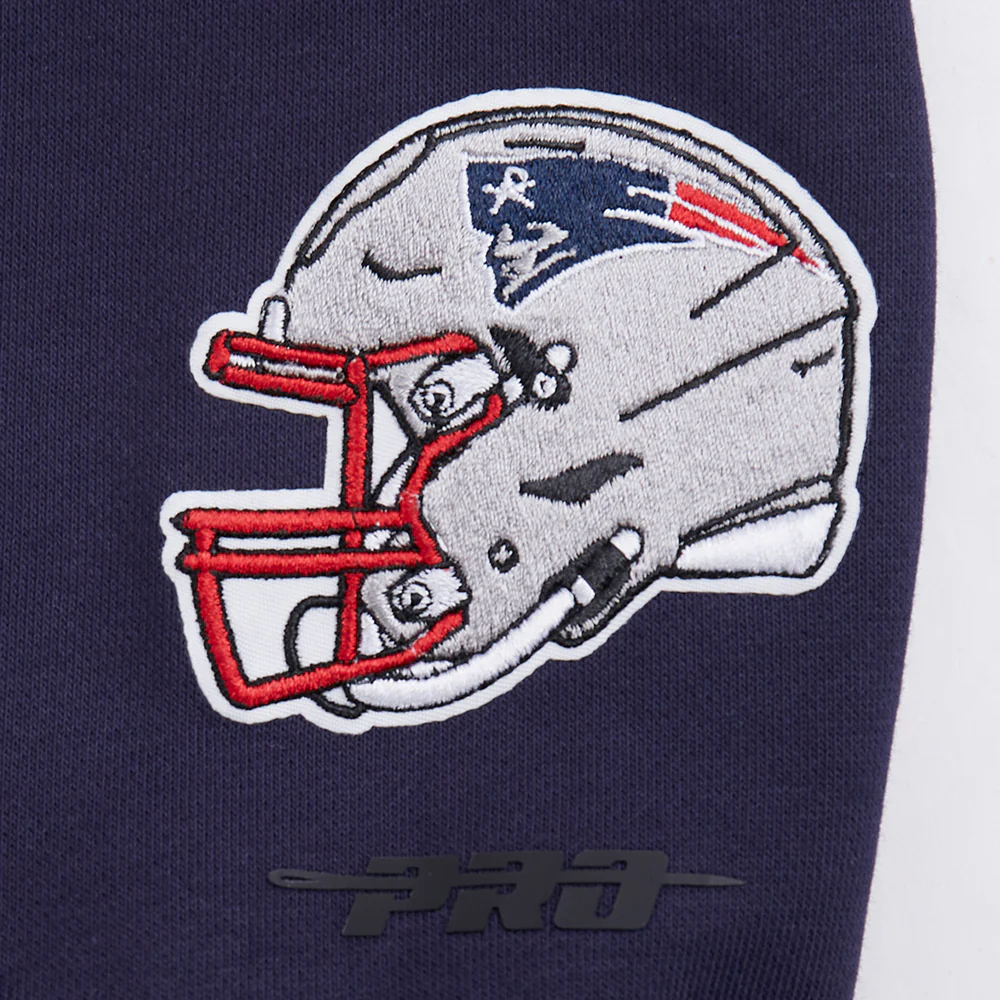 NFL NEW ENGLAND PATRIOTS MASHUP WOMEN'S RIB CROPPED PO HOODIE (MIDNIGHT NAVY/RED/MIDNIGHT NAVY) - Image 13