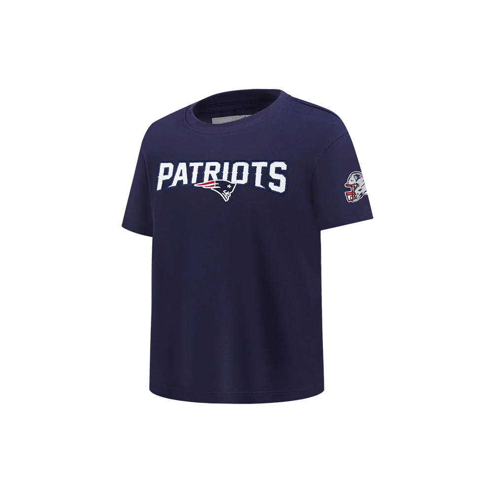 NFL NEW ENGLAND PATRIOTS CLASSIC LITTLE BOY'S SS TEE (MIDNIGHT NAVY) - Image 2
