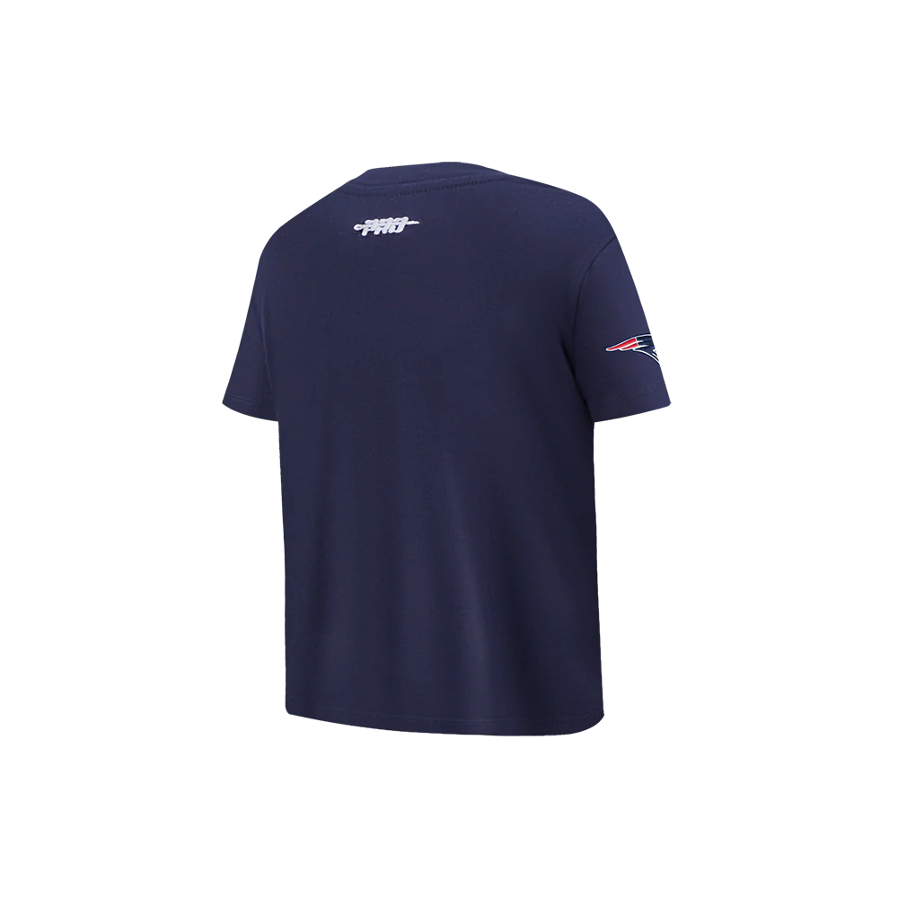 NFL NEW ENGLAND PATRIOTS CLASSIC LITTLE BOY'S SS TEE (MIDNIGHT NAVY) - Image 4