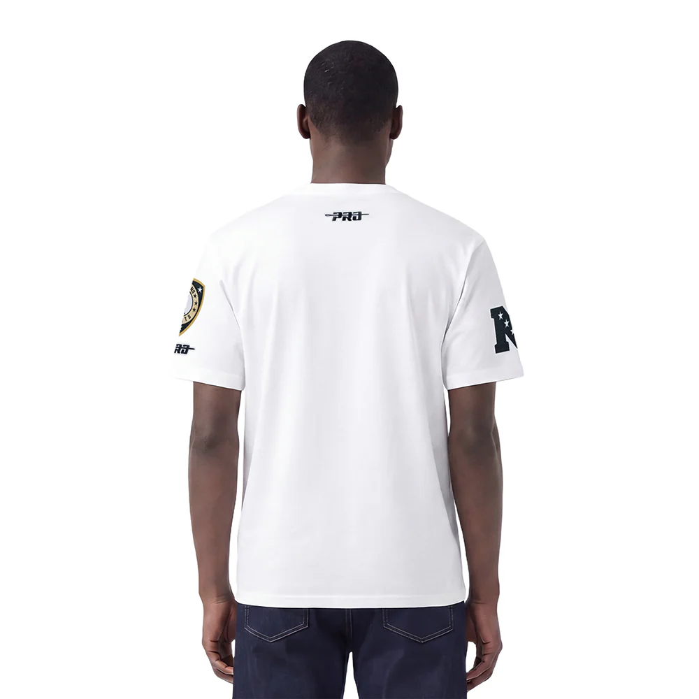 NFL NEW ORLEANS SAINTS LETTERMAN MEN'S S/S TEE (WHITE) - Image 2