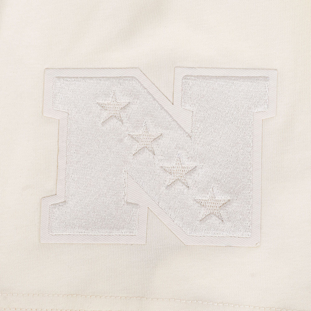 NFL NEW ORLEANS SAINTS NEUTRAL MEN'S COTTON JERSEY DROP SHOULDER TEE (EGGSHELL) - Image 7