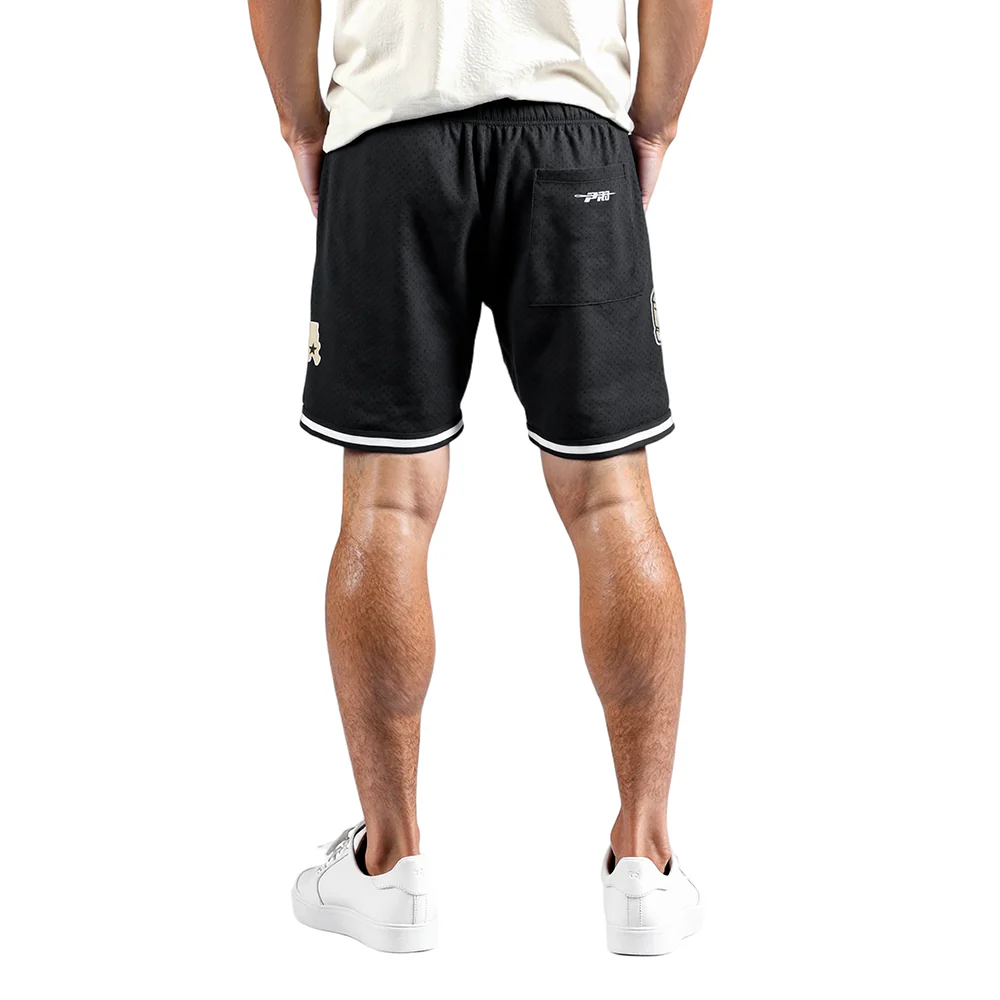NFL NEW ORLEANS SAINTS CLASSIC MEN'S MESH SHORT (BLACK) - Image 11
