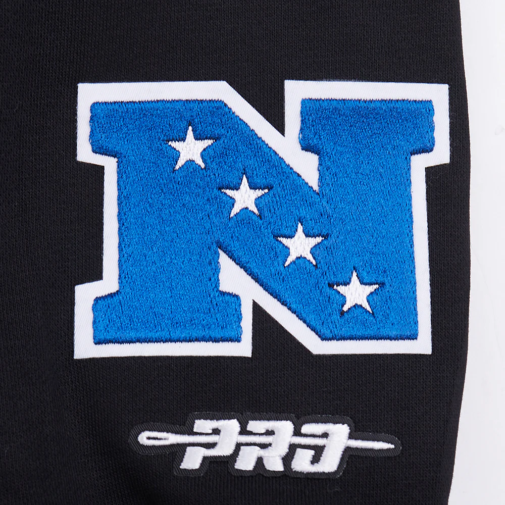 NFL NEW ORLEANS SAINTS WINGSPAN WOMEN'S FLC CREWNECK (BLACK) - Image 8